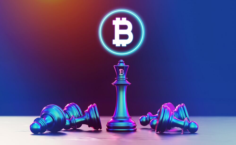 bitcoin kongen av kryptovalutaer